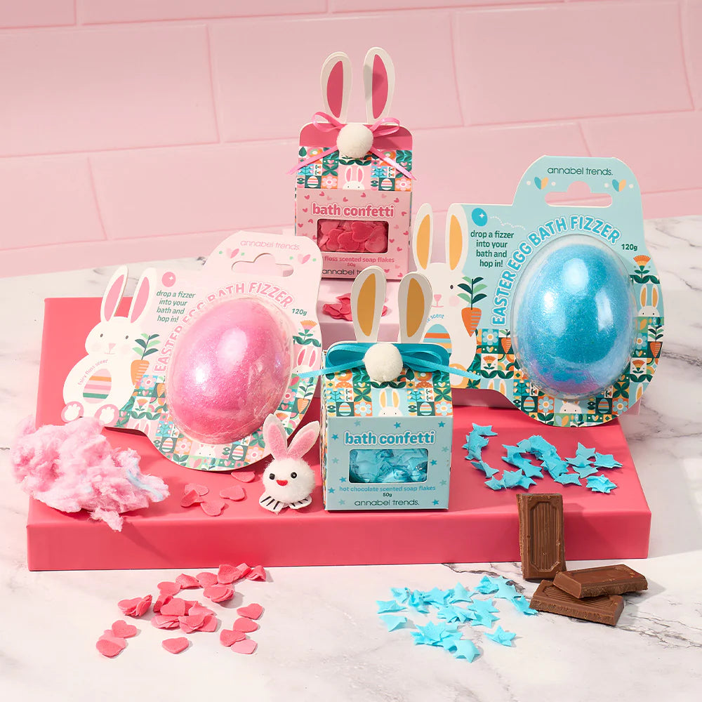 Easter Bath Confetti Blue Bath Annabel Trends