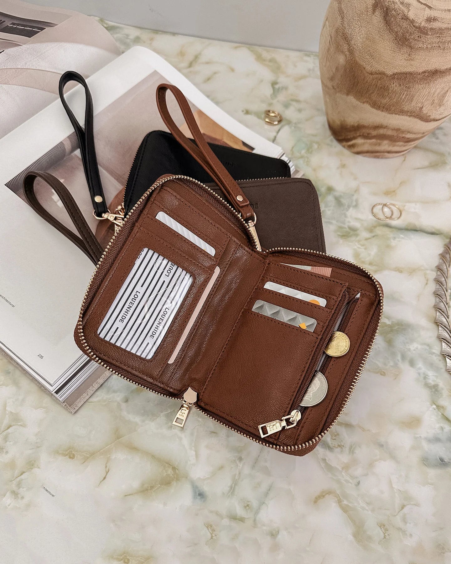 Eden Wallet - Saddle Cognac - Global Free Style