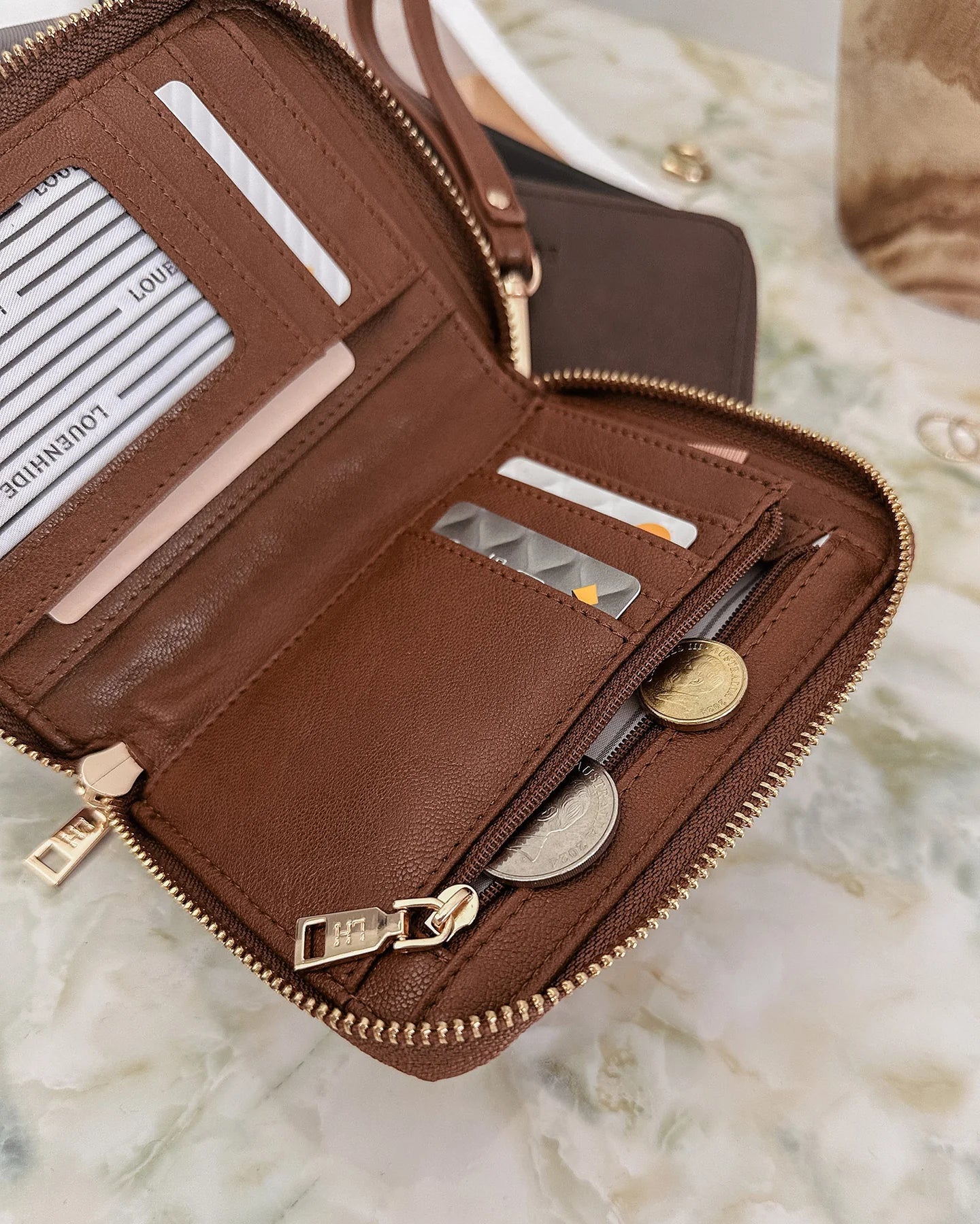 Eden Wallet - Saddle Cognac - Global Free Style