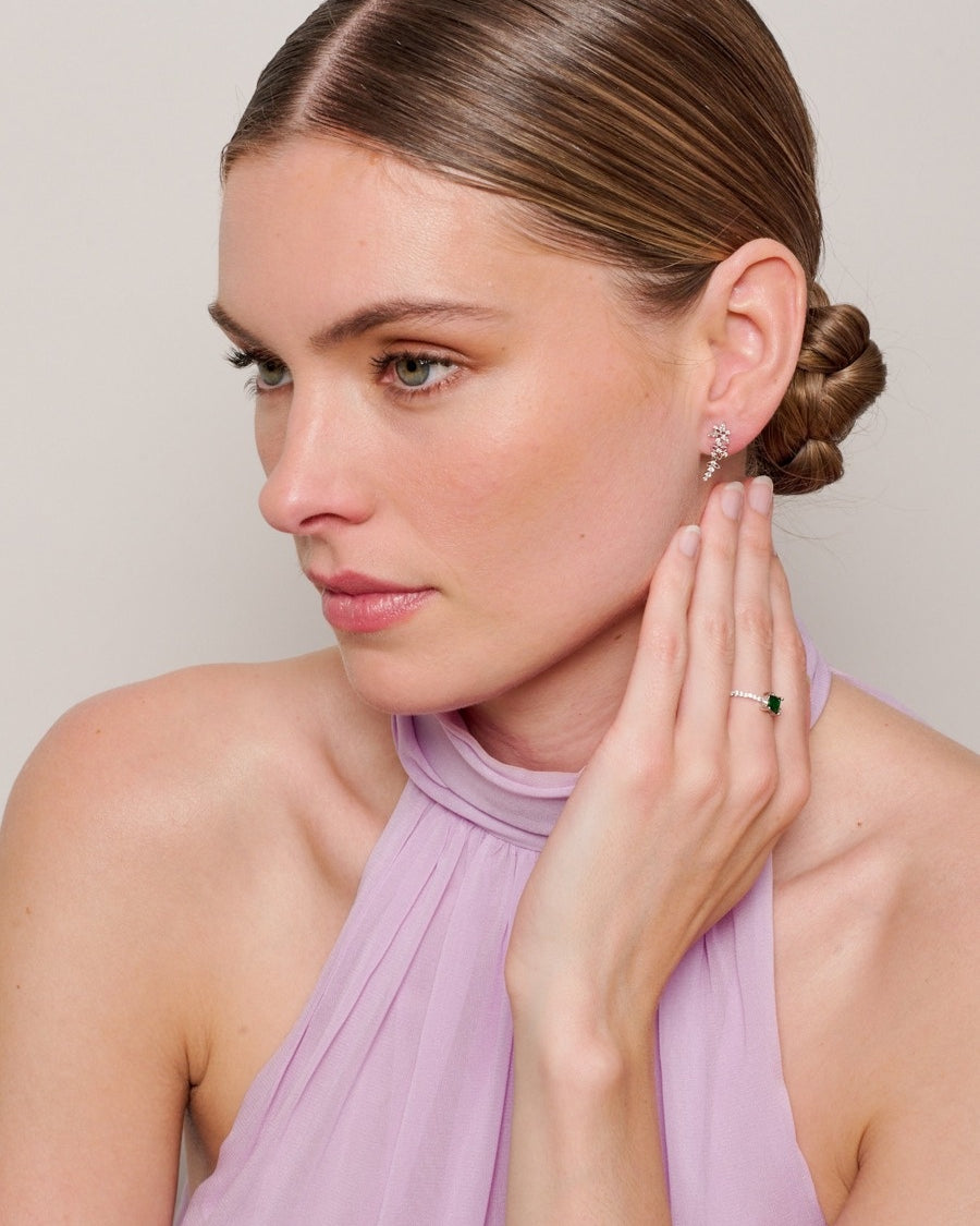 Emerald Crystal Bella Ring Rings Tiger Tree