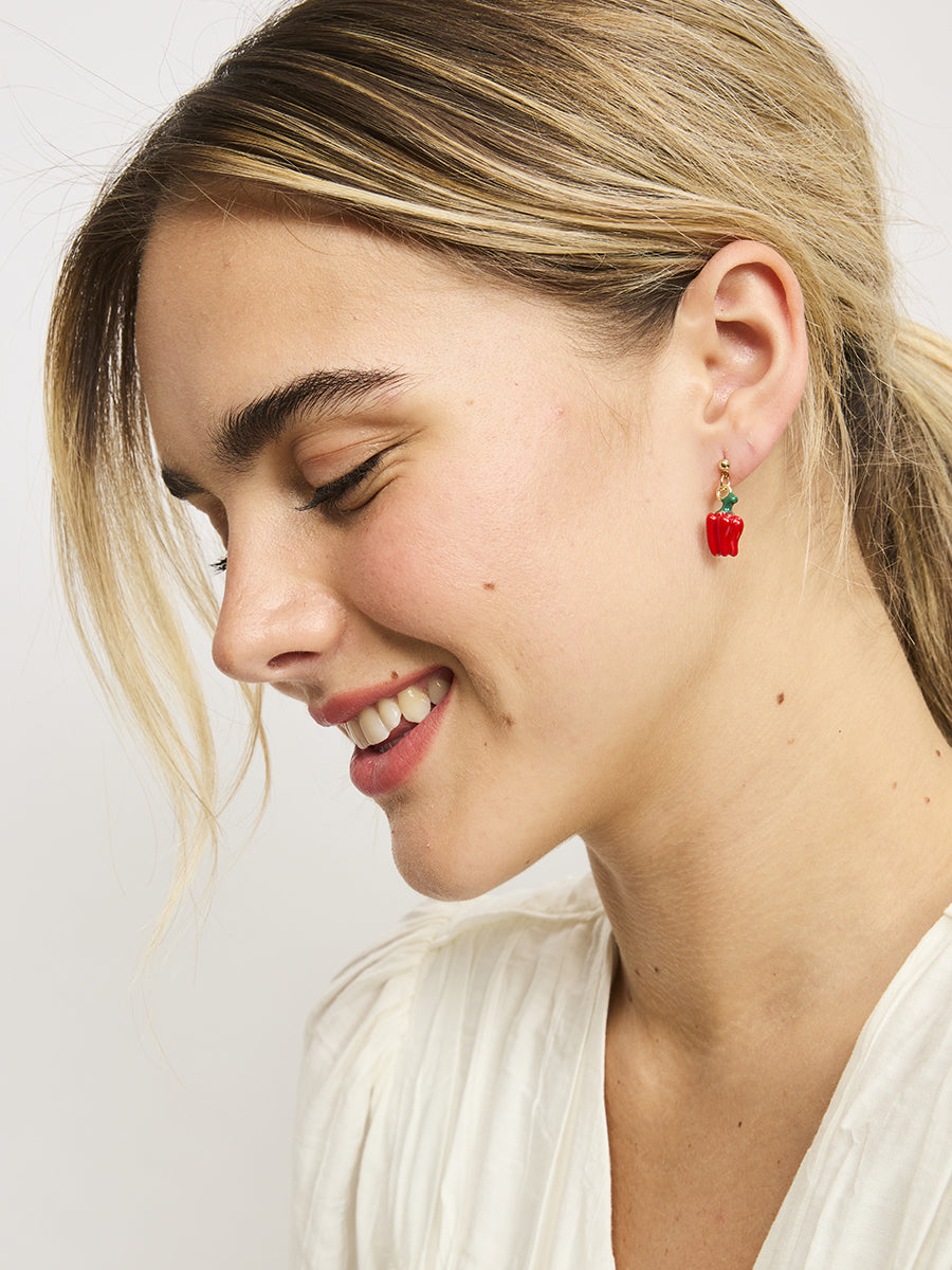 Sweet Capsicum E/R Earrings Tiger Tree