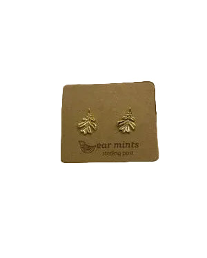 Autumn Leaf Post Earring Gold Earrings Fabienne