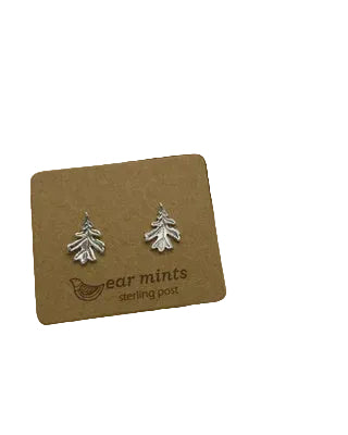 Autumn Leaf Post Earring Silver Earrings Fabienne