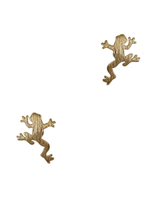 Frog Post Earring Gold Earrings Fabienne