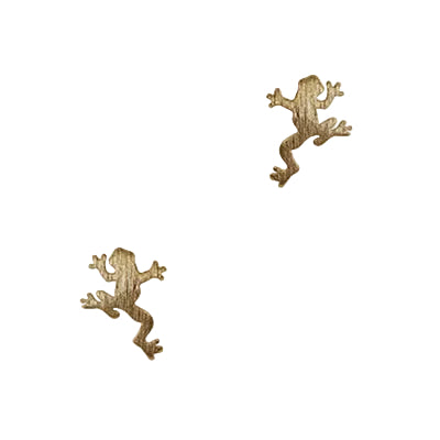 Frog Post Earring Gold Earrings Fabienne