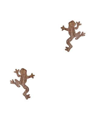Frog Post Earring Rose Gold Earrings Fabienne