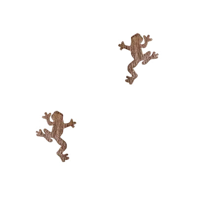 Frog Post Earring Rose Gold Earrings Fabienne