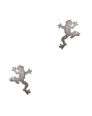 Frog Post Earring Silver Earrings Fabienne