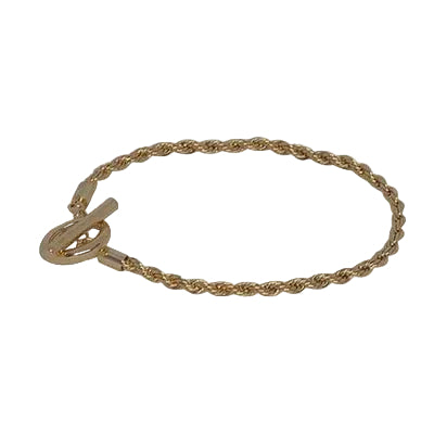 Twist Chain Fob Braclelet Gold Bracelets and Bangles Fabienne