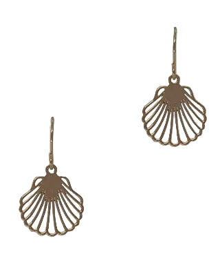 Filigree Shell Fh Earring Gold Earrings Fabienne