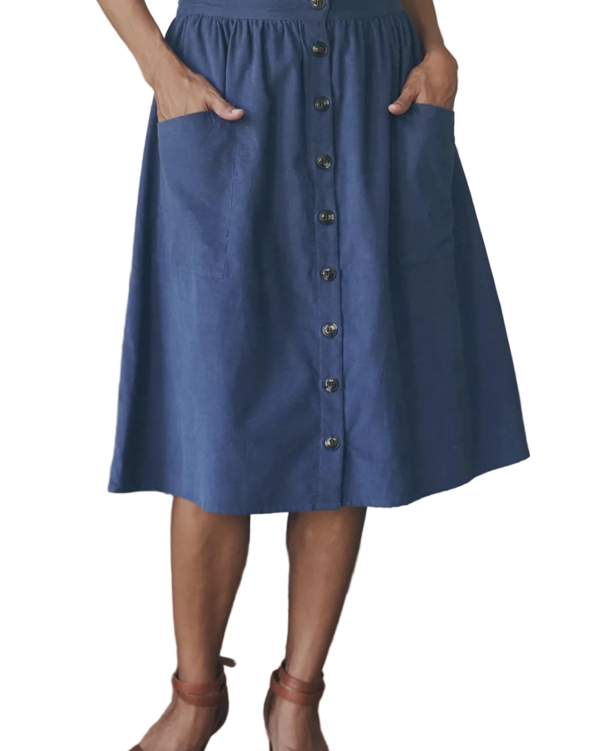 Tilly Skirt Corduroy Ocean Skirts MahaShe 6