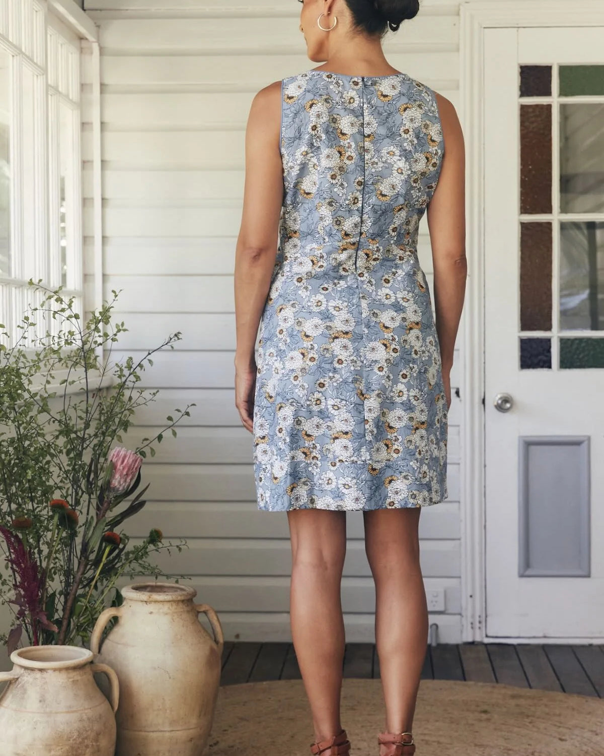 Alana Dress Cornflower Dresses MahaShe