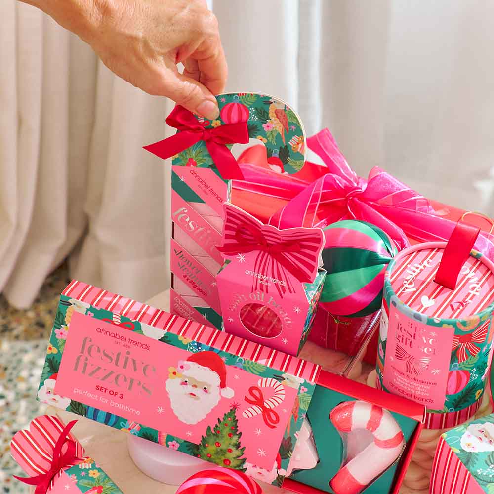 Shower Steamers Festive Candy Cane 4pc Gifts and Accessories Annabel Trends
