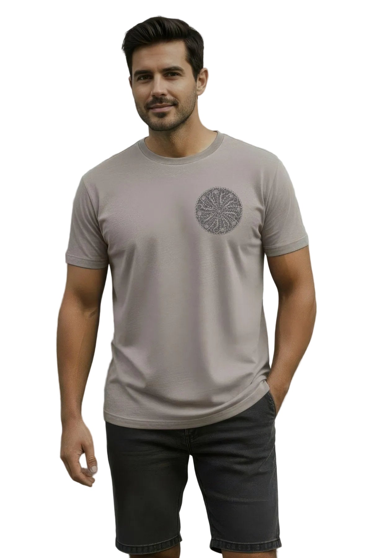 Fern Mushroom Brown Mens T-shirt Mens Tops Skumi S