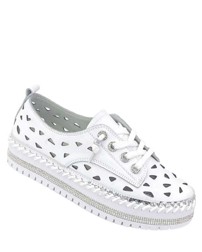 Gigi Leather Shoe White Shoes Ameise 37(6)