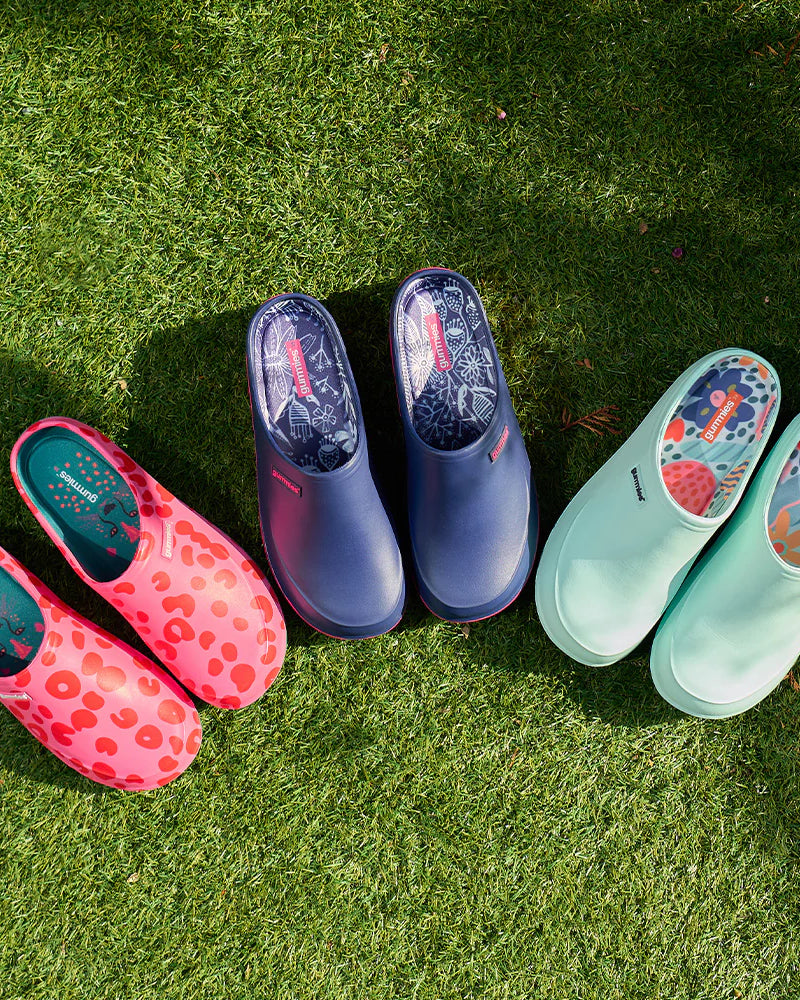 Gummies - Memory Foam Clog - Cheetah Spot Pink Shoes Annabel Trends