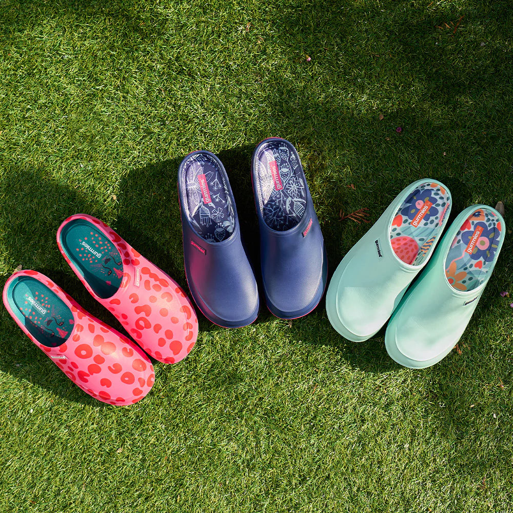 Gummies - Memory Foam Clog - Cheetah Spot Pink Shoes Annabel Trends