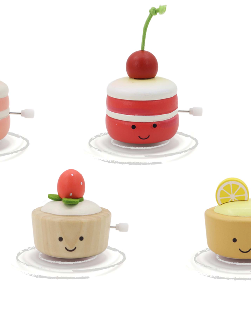 Wooden Wind-Up Cupcakes Gifts and Accessories ToysLink