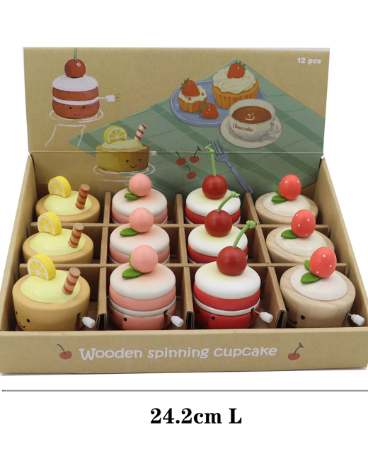 Wooden Wind-Up Cupcakes Gifts and Accessories ToysLink