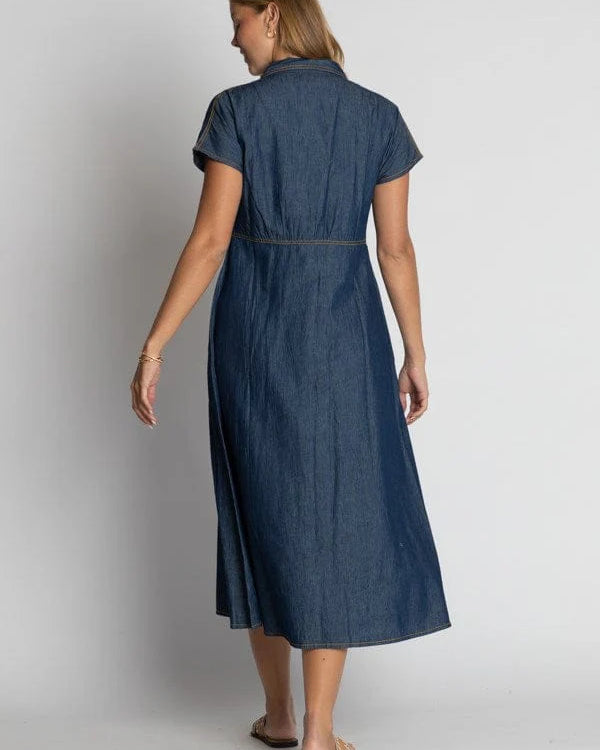 Alabama Midi Dress Dark - Global Free Style