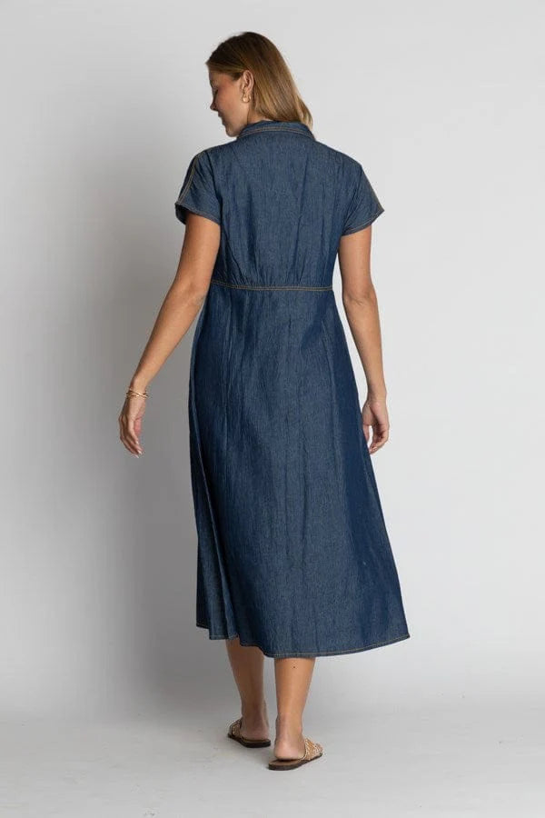 Alabama Midi Dress Dark - Global Free Style