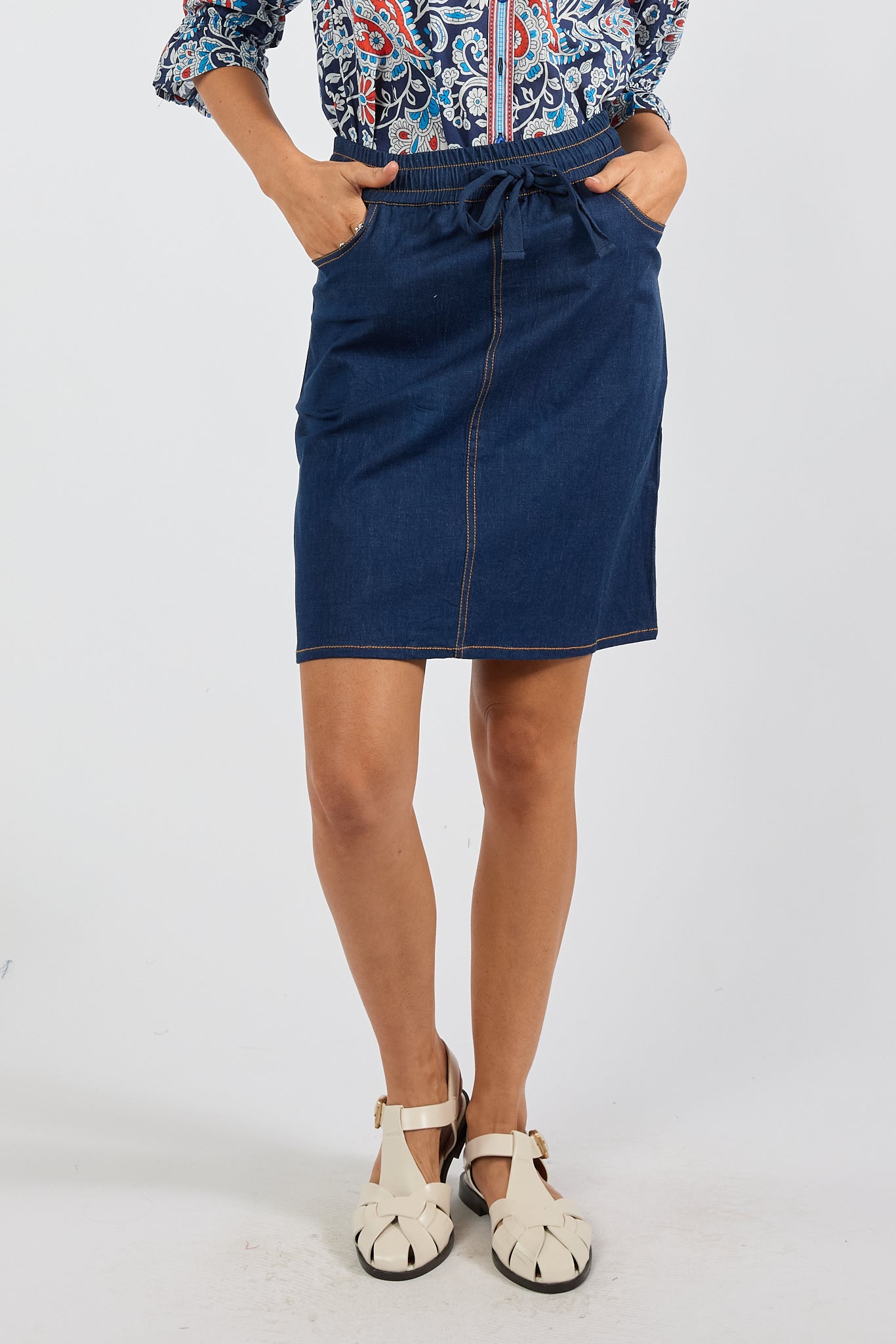 El Paso Pull-on Skirt Dark Skirts Ibisa