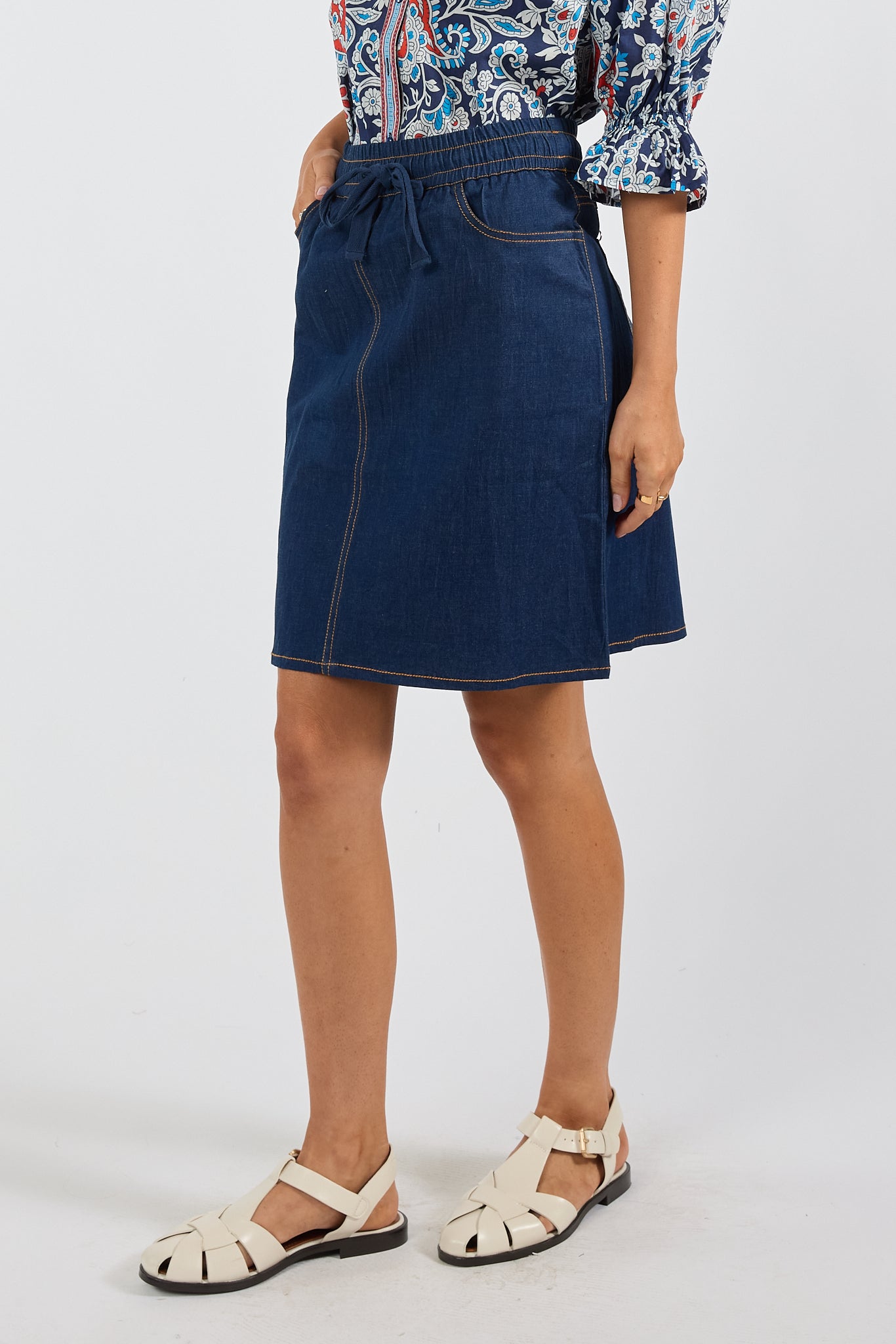 El Paso Pull-on Skirt Dark Skirts Ibisa