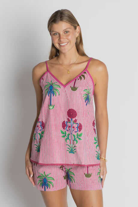 Hampton Cami Berry Tops Ibisa