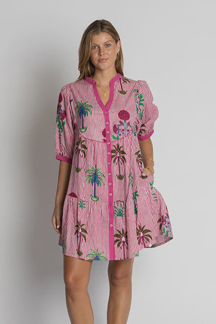 Hampton Dress Berry Dresses Ibisa