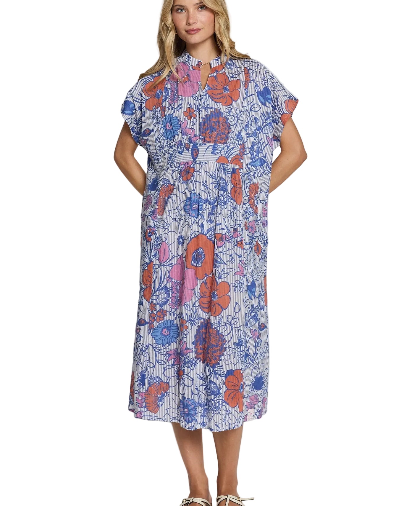 Houston Kaftan Navy Dresses Ibisa XS(36)