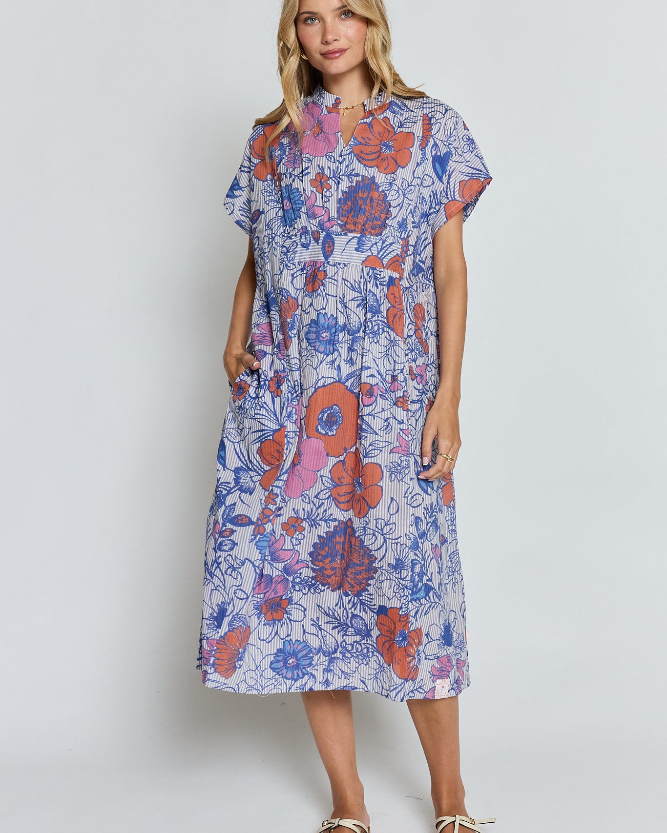 Houston Kaftan Navy Dresses Ibisa