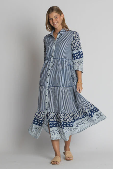 Mississippi Midi Navy Dresses Ibisa