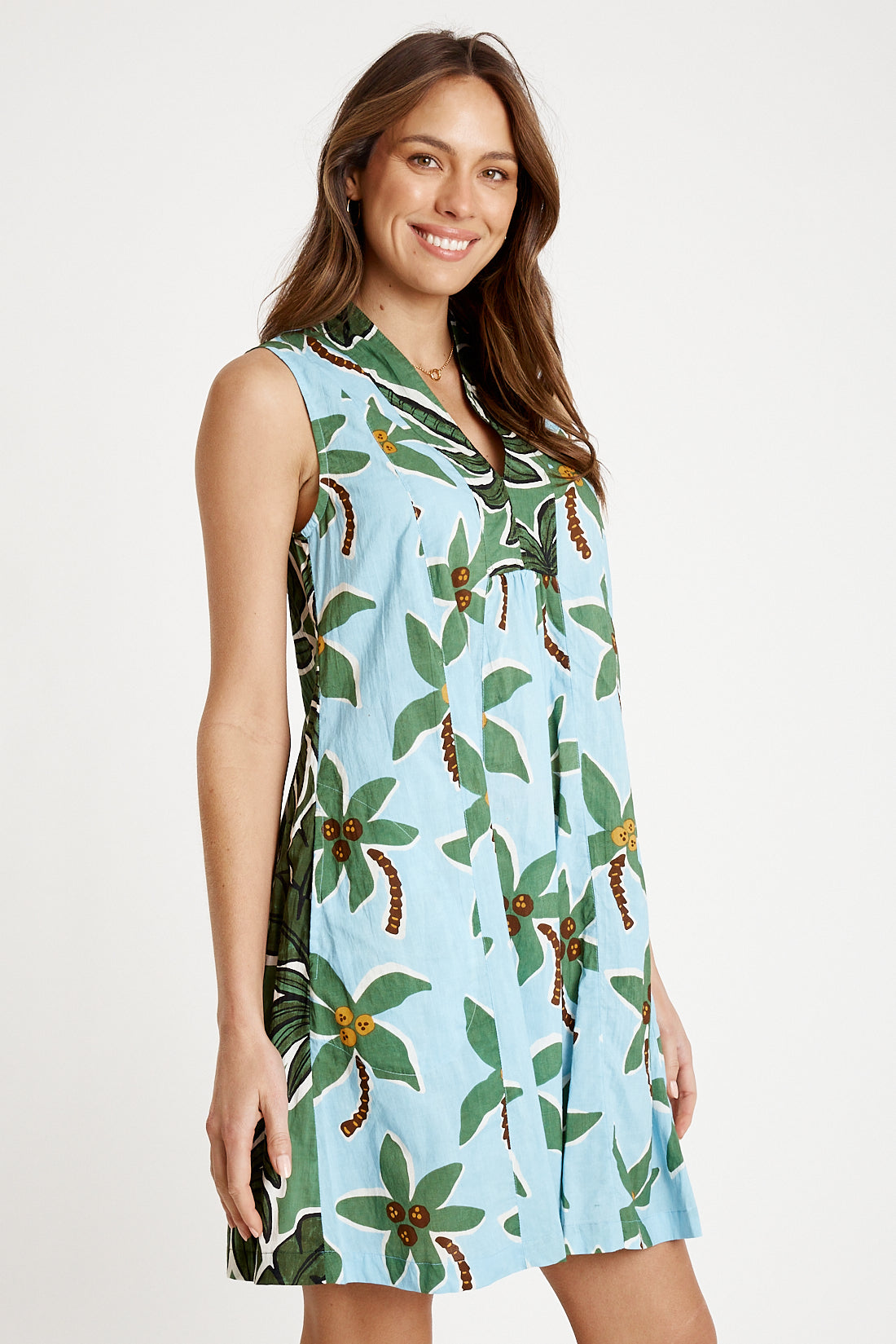 Omaha Sleeveless Dress Sea - Global Free Style