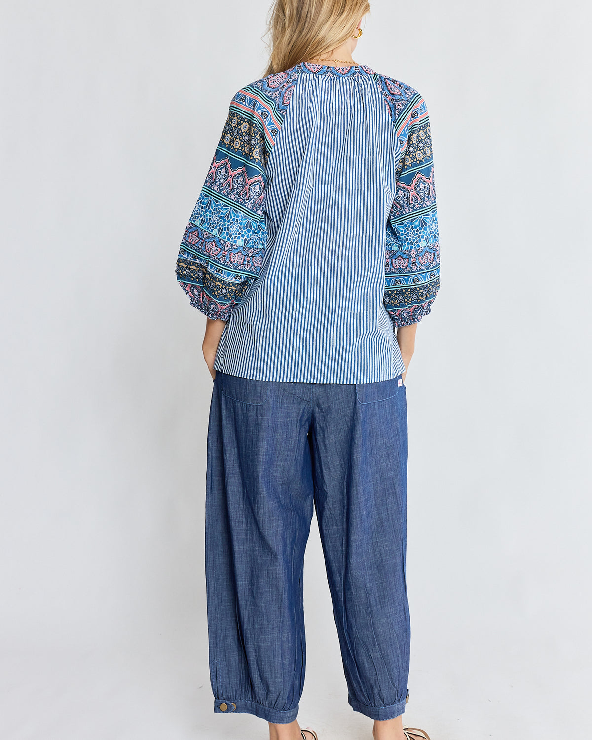 Oxana Shirt Navy Tops Ibisa