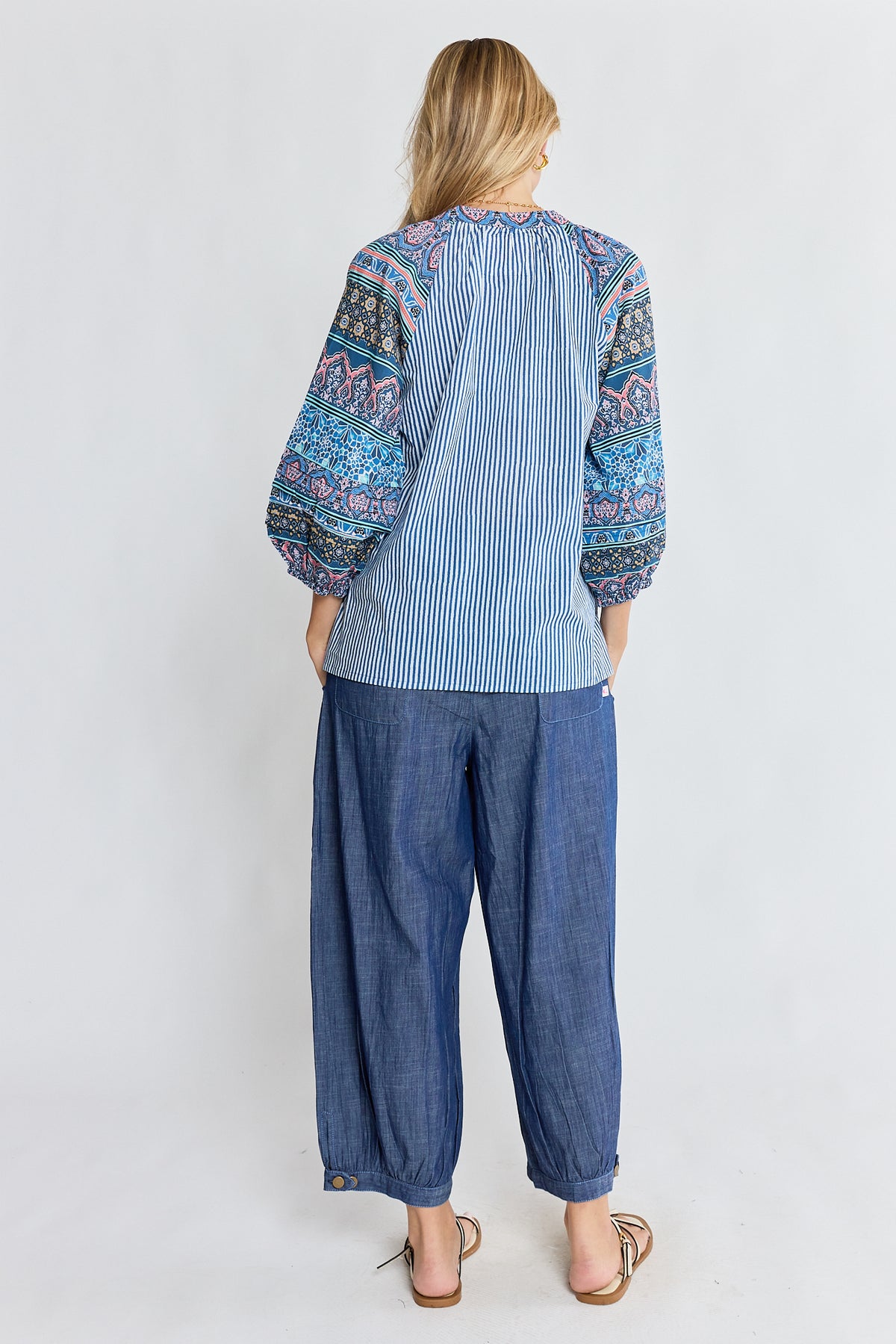 Oxana Shirt Navy Tops Ibisa