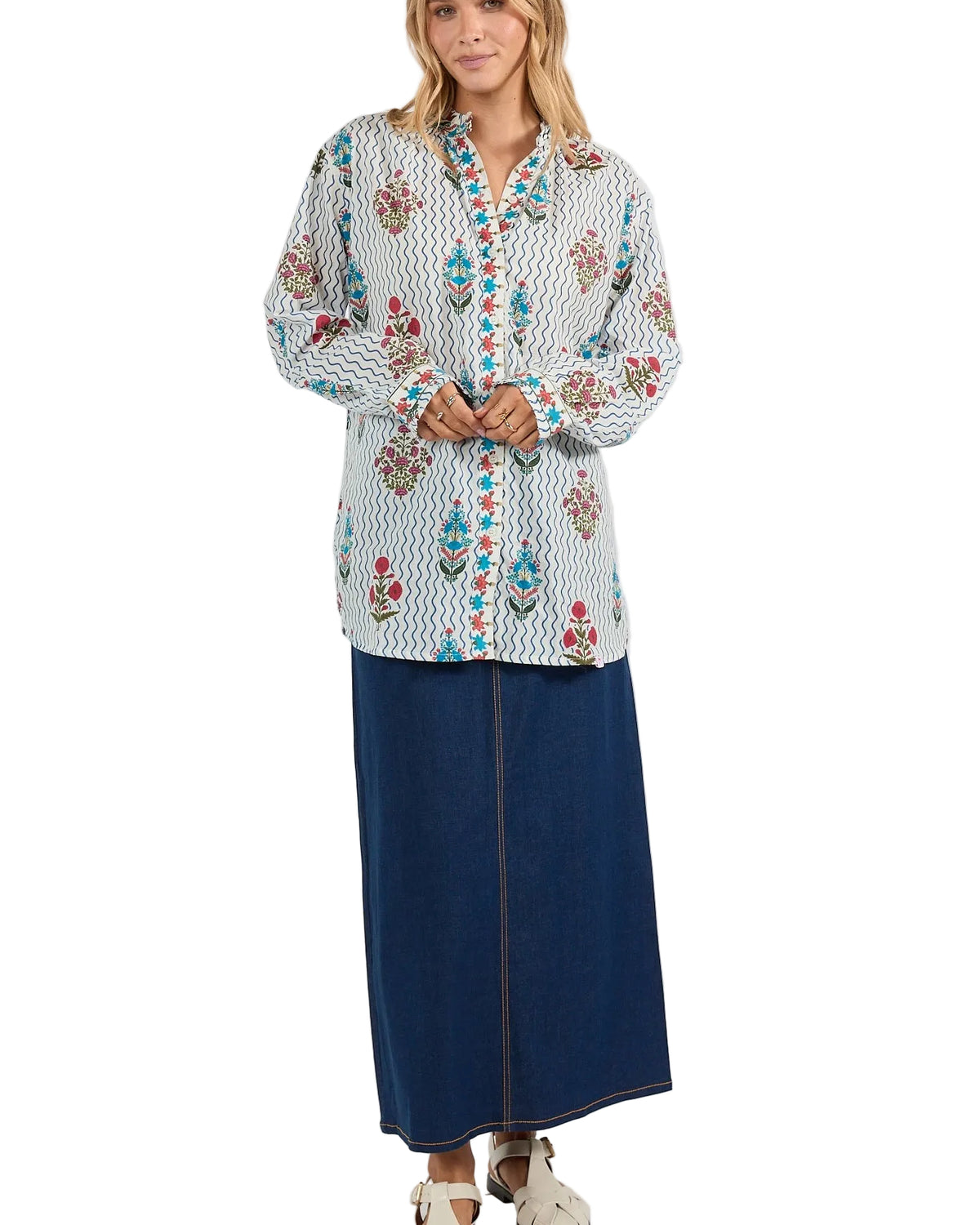 Tate Shirt Print Tops Ibisa XS(36)