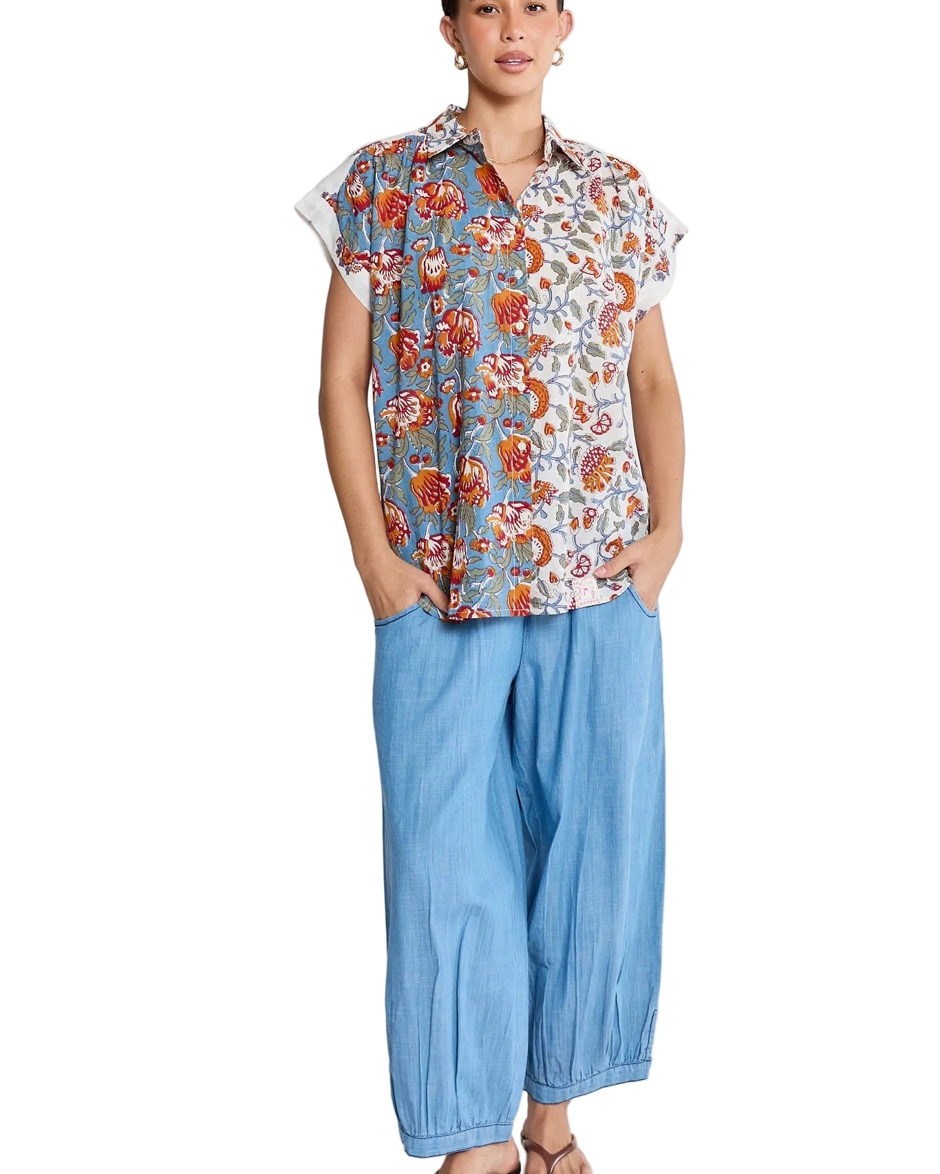 ZANE TOP Multi Tops Ibisa XS(36)