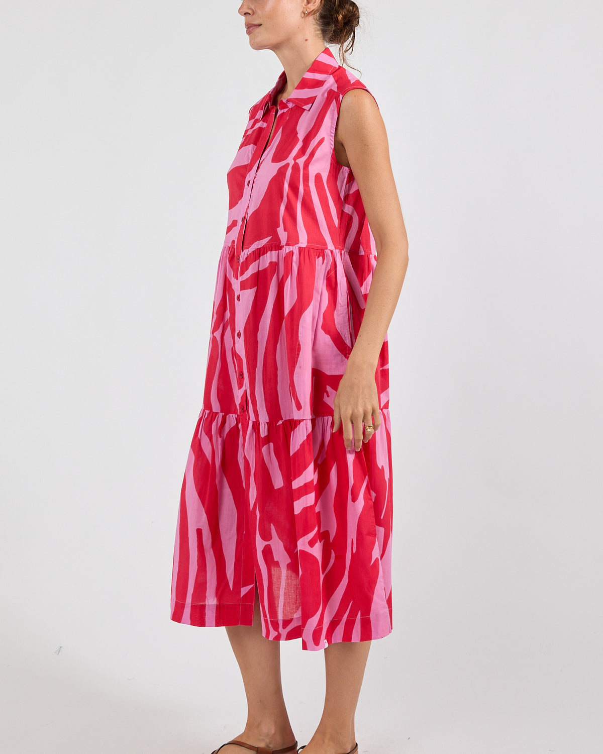 Zephyr MIDI Dress Melon Dresses Ibisa