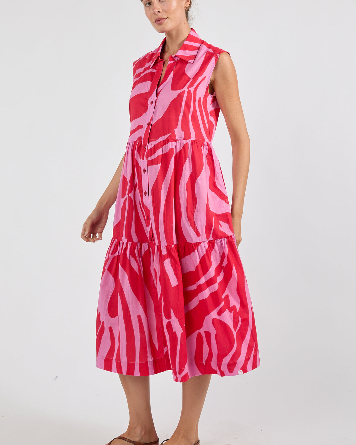 Zephyr MIDI Dress Melon Dresses Ibisa