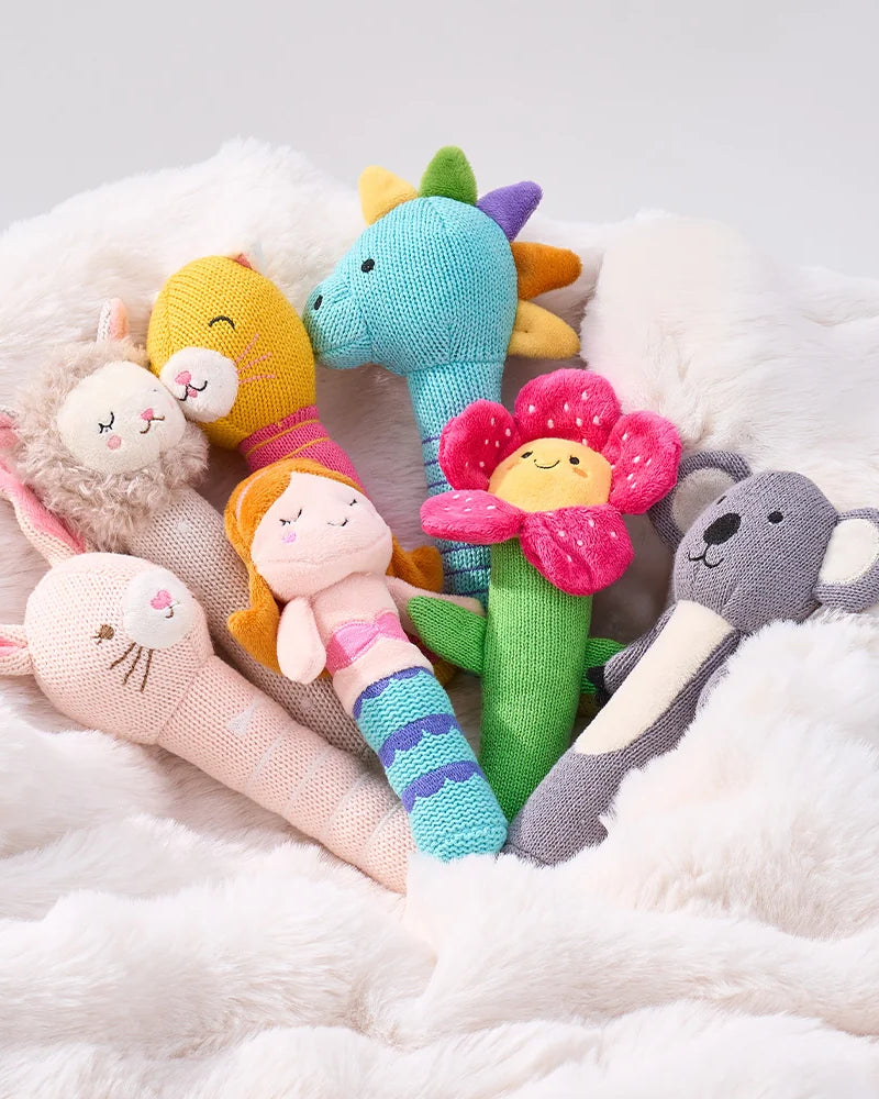 Hand Rattle Knit Lamb Gifts and Accessories Annabel Trends