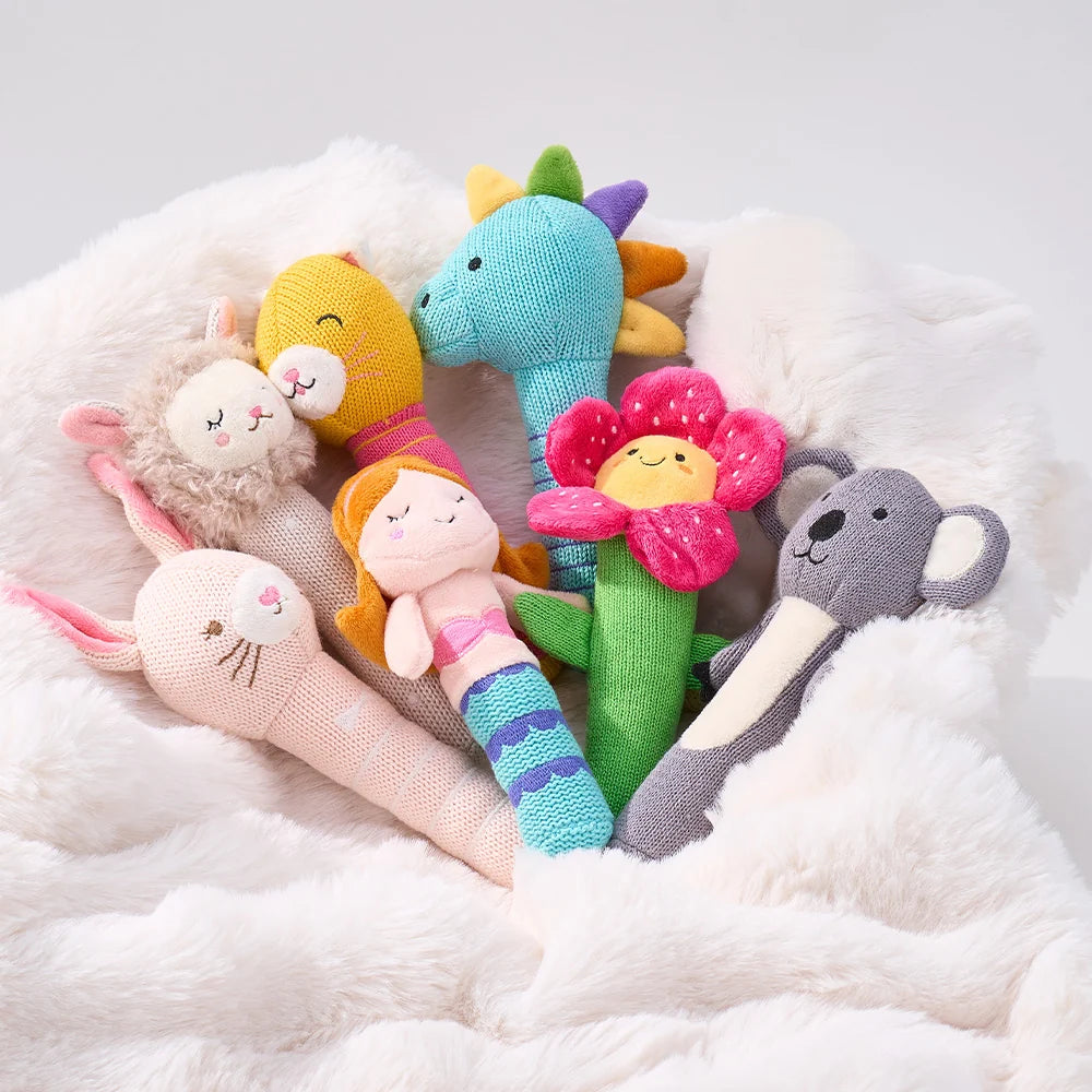Hand Rattle Knit Lamb Gifts and Accessories Annabel Trends