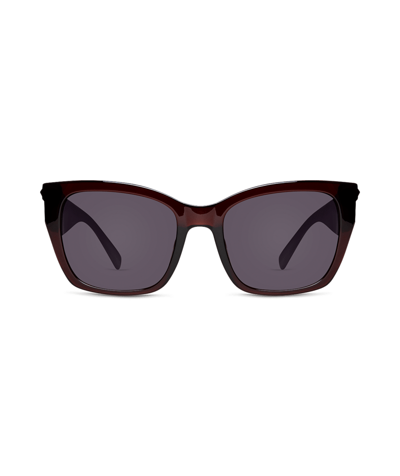 Womens Sunglass Cresent Wine Tort Merlot - Global Free Style