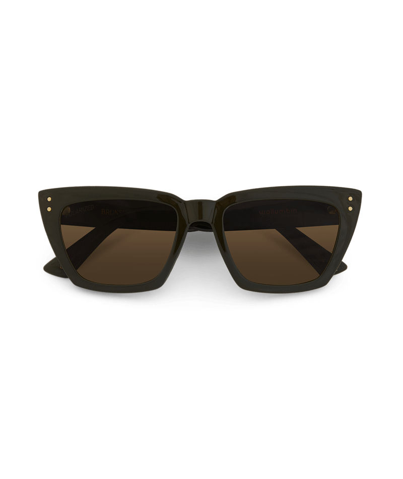 Brunswick Womens Sunglass Forest/Brown Sunglasses & Glasses White Haven