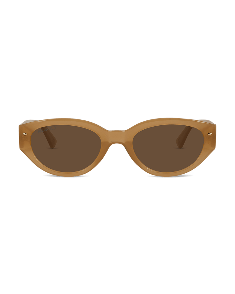 Noosa Womens Sunglass Lemon/Brown Sunglasses & Glasses Wollumbin
