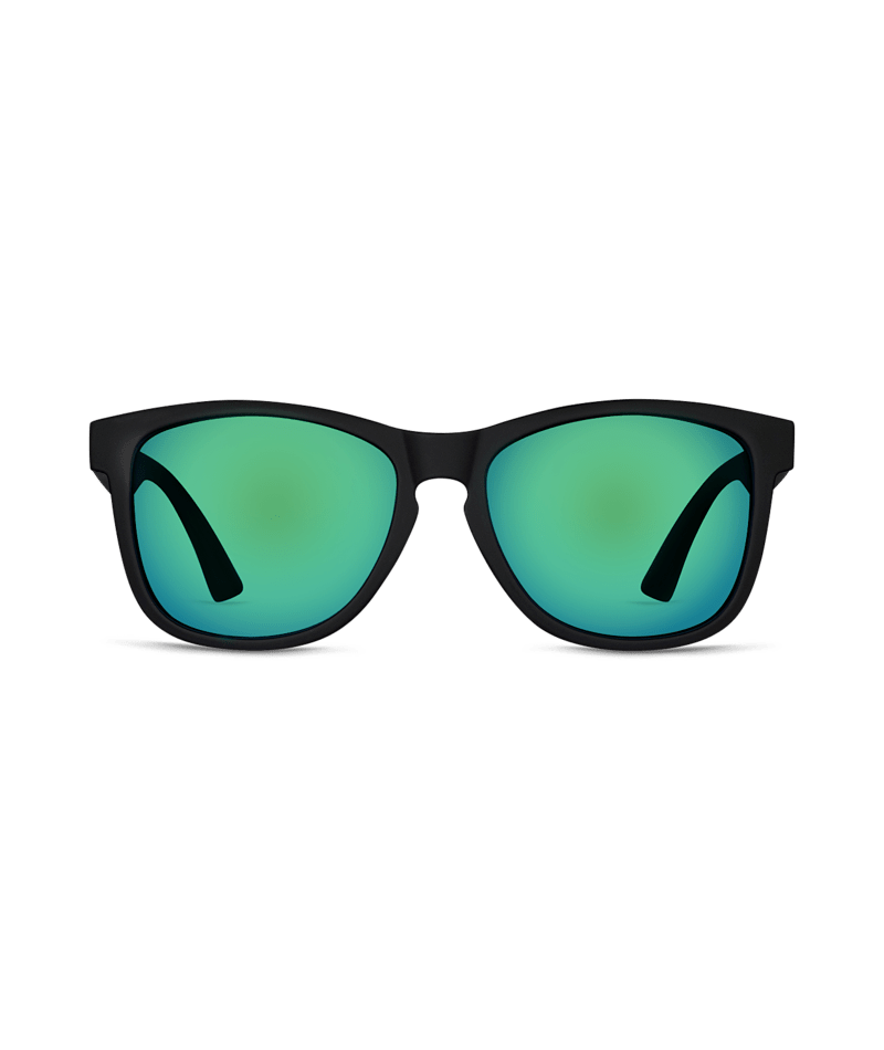 Mens Sunglass Tallows Black Green - Global Free Style