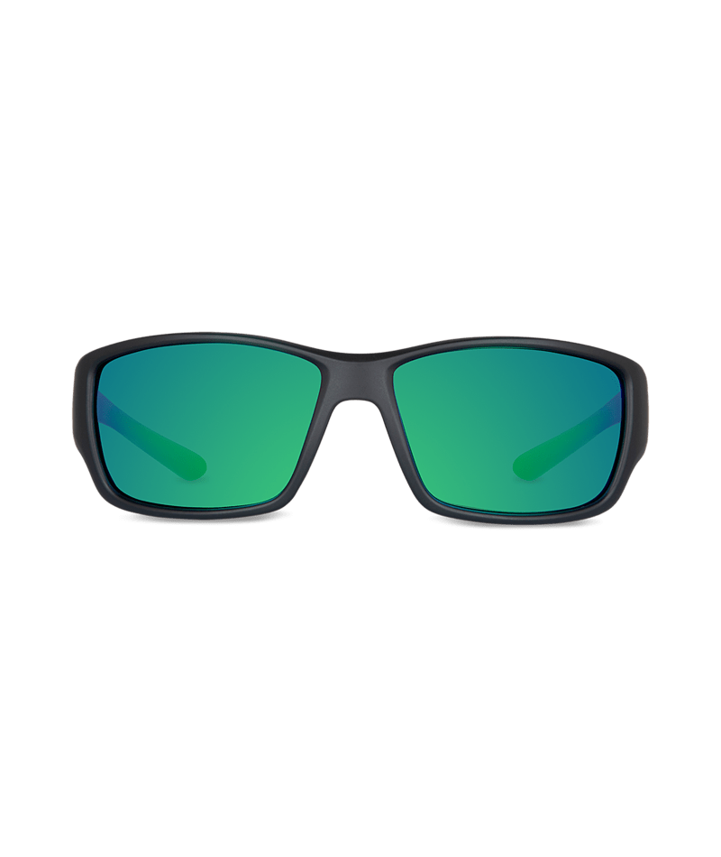 Mens Sunglass Stradbroke Black Green - Global Free Style