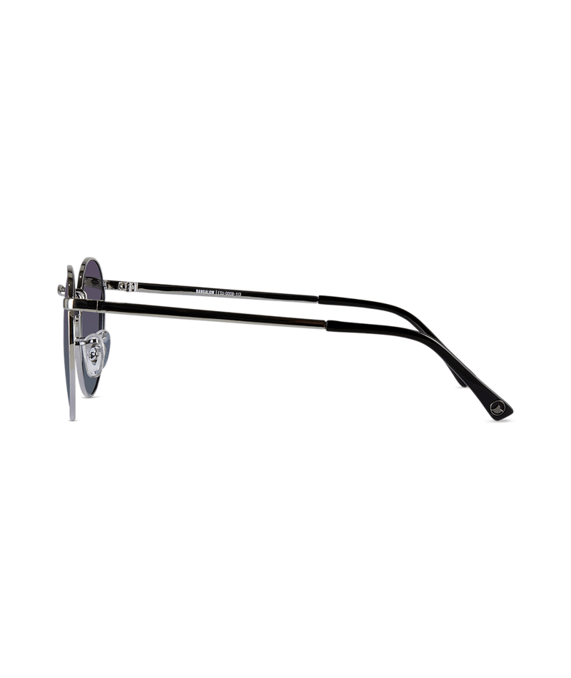 Bangalow Universal Sunglass Shiny Silver/Smoke Sunglasses & Glasses White Haven