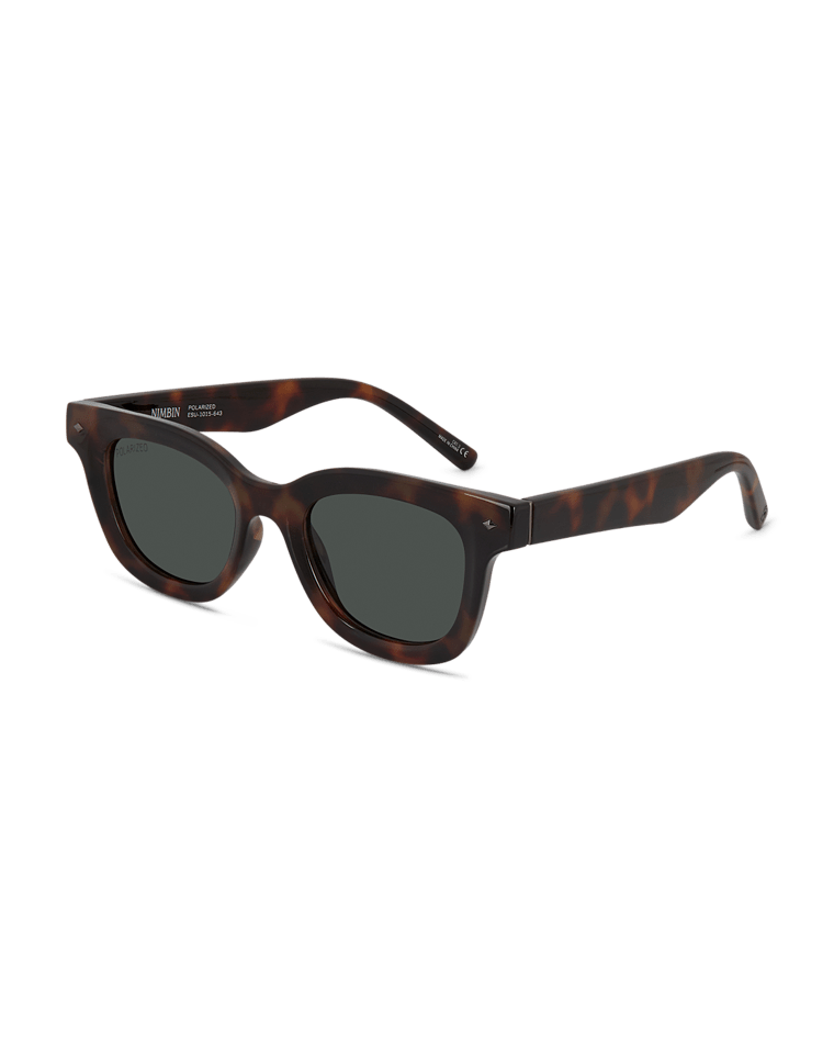 Nimbin Universal Sunglass Coconut/Green Sunglasses & Glasses Wollumbin