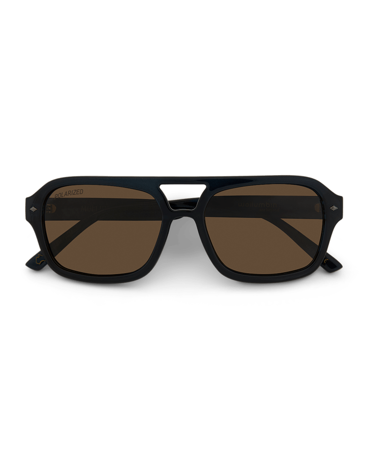 Mullumbimby Universal Sunglass Charcoal/Brown Sunglasses & Glasses Wollumbin