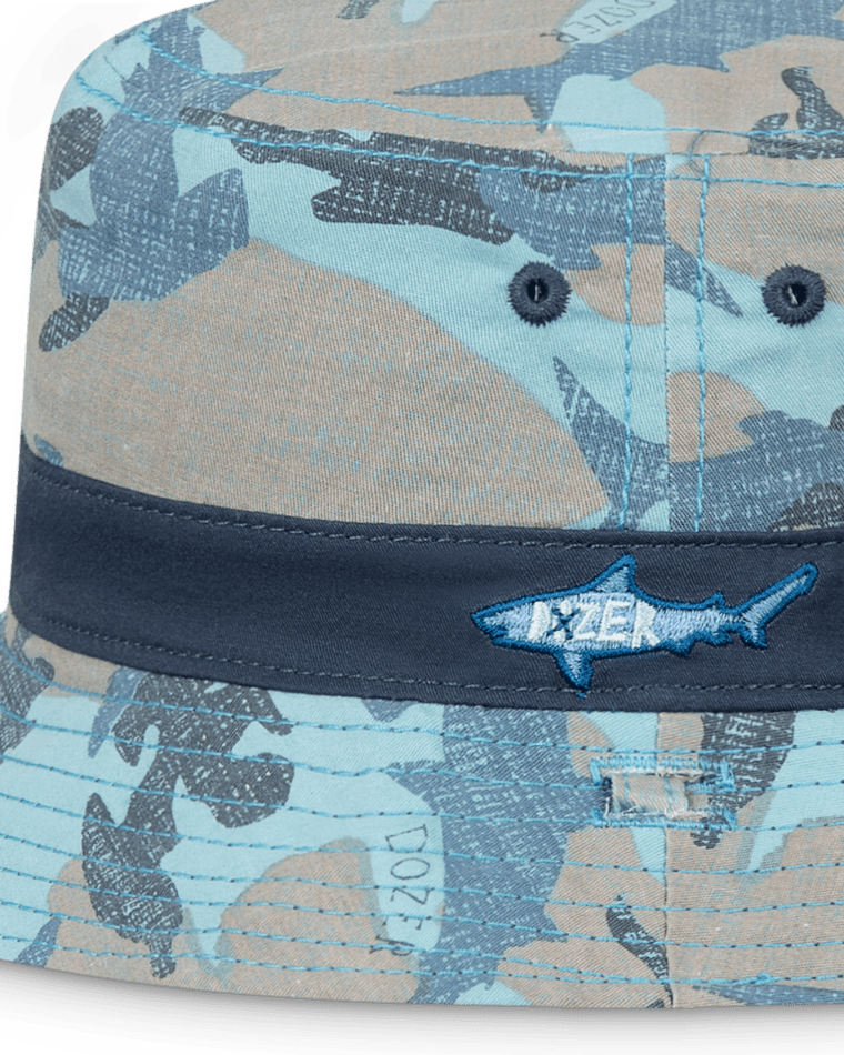 Dozer Boys Bucket Hat Reef Blue Kids Hats Dozer